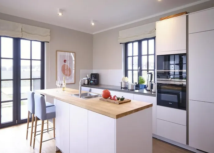 Reetland Am - Luxusplus Reetdachvilla Mit 4 Schlafzimmern, Sauna Und Kamin G12 ヴィラ *